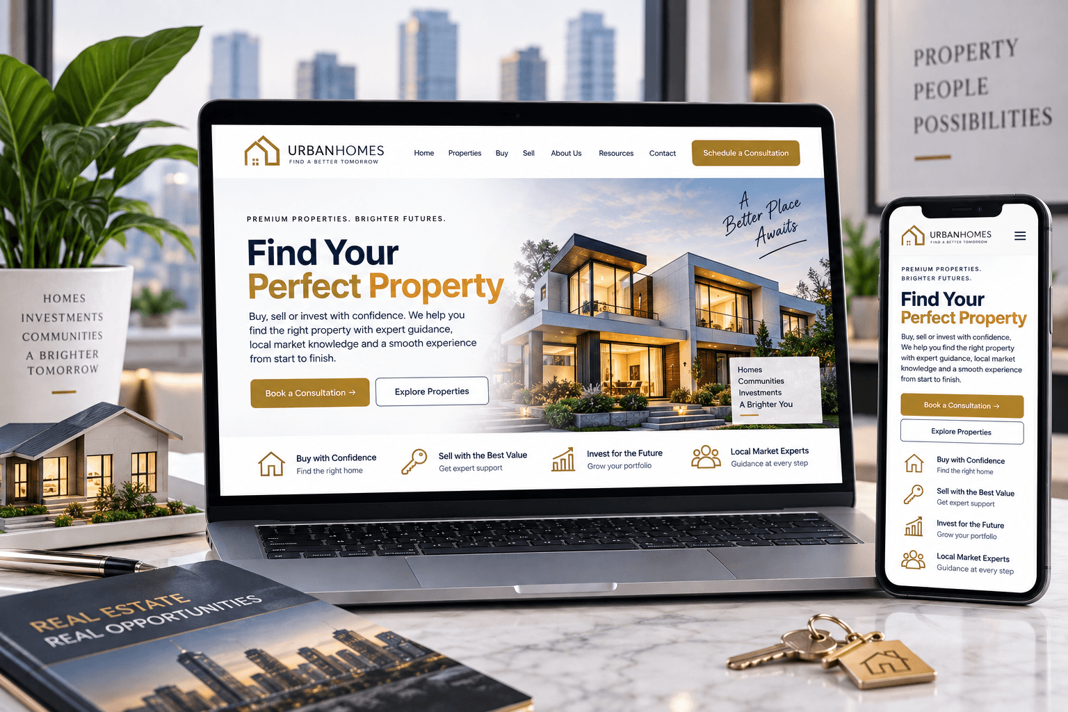 Real estate website